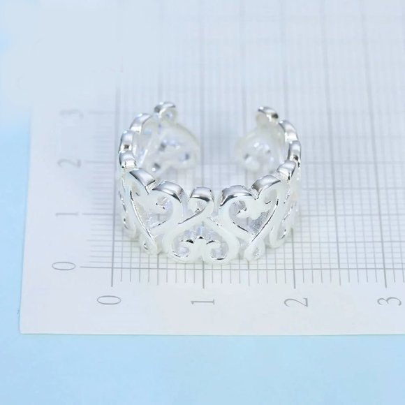 💎Cute Retro Ring Minimalist Adjustable Ring 925 Sterling Silver - Picture 6 of 6